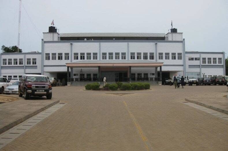 Exterior of a public building